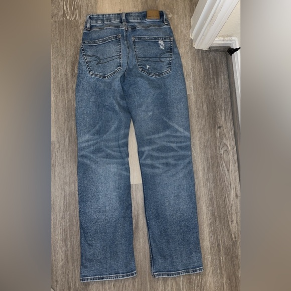 American Eagle Blue Distressed Jeans - Picture 2 of 3